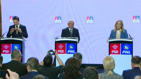 Medicul Catalin Cirstoiu, prezentat oficial drept candidat al PSD-PNL la Primaria Capitalei. Gabriela Firea: Doamne ajuta