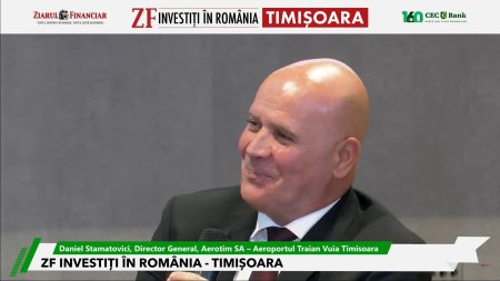 Daniel Stamatovici, Aeroportul Traian Vuia Timisoara: Vrem sa facem un centru intermodal de marfa pe terenul de 64 ha aflat la sud de aeroport, un proiect de 300 mil. euro. Cele mai avansate discutii sunt cu AD Ports si DP World din Emiratele Arabe Unite, dar discutam si cu <span style='background:#EDF514'>CTPARK</span> si VGP