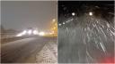 Ninge abundent in centrul tarii! 54 de <span style='background:#EDF514'>UTILAJE</span> de deszapezire actioneaza