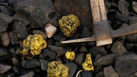 Un vanator de comori a gasit cea mai mare pepita de aur din Anglia, cu un detector de metale defect