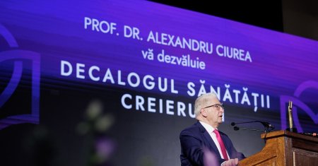 Gala Premiilor Literare Bookzone: O Noapte Sub Semnul Excelentei Literare! Profesorul Dr. Alexandru Vlad Ciurea a impartasit Decalogul sanatatii creierului