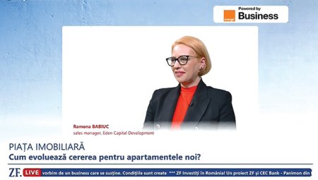 ZF Live. Ramona Babiuc, sales manager, Eden Capital Development: Anul acesta vom finaliza ultima faza a proiectului Cortina North, un complex de 1.500 de apartamente din Pipera. Urmatoarele dezvoltari vor fi tot in zona de nord, dar si in vest, in sectorul 6