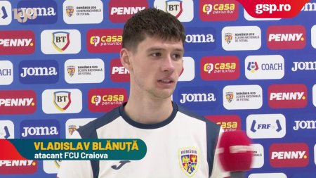 Romania U20 - Italia U20, 0-0 in Elite League » Vladislav Blanuta, surprins de numarul mare de fani prezenti la meci: 