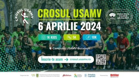 (P) Sport, natura, aventura! Peste 800 de participanti asteptati la linia de start a Crosului <span style='background:#EDF514'>USAMV</span>