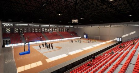 Sala Poli<span style='background:#EDF514'>VALENTA</span> de cinci stele. Cum va arata cea mai mare sala de sport din Dambovita VIDEO