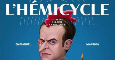 O revista din Franta a depus <span style='background:#EDF514'>PLANGERE PENALA</span> din cauza unui videoclip trucat. Cum a fost infatisat presedintele Macron FOTO