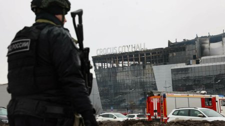 Primele <span style='background:#EDF514'>ARESTARI</span> facute in Rusia dupa atentatul de la Moscova. Unde au fost prinsi o parte dintre presupusii atacatori
