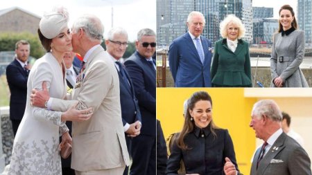 <span style='background:#EDF514'>REGELE</span> Charles al III-lea si Regina Camilla, gest induiosator pentru Printesa de Wales dupa interventia chirurgicala