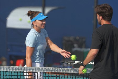 Ce au observat americanii in relatia Simona Halep - Patrick Mouratoglou, la Miami Open