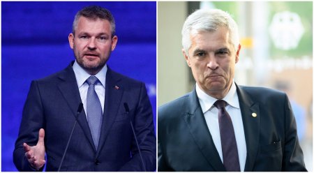 Alegeri prezidentiale in Slovacia. Pro-ucraineanul Korcok si pro-<span style='background:#EDF514'>RUSU</span>l Pellegrini intra in al doilea tur 