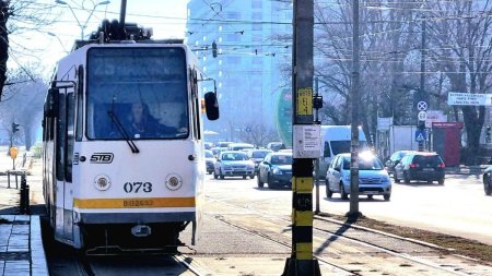 Circulatia pe linia 25 a tramvaiului se va face de luni pe ambele sensuri pe bulevardul Timisoara