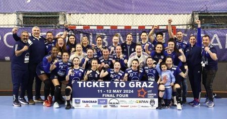 <span style='background:#EDF514'>DUNAREA</span> Braila s-a calificat la turneul final al EHF European League la handbal feminin
