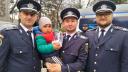 Aryan, intalnire emotionanta, de Ziua Politiei Romane, cu politistii care l-au gasit in padure