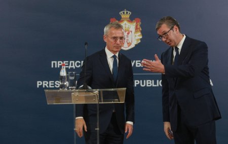 „S-a zis cu minciunile voastre”. Alek<span style='background:#EDF514'>SANDA</span>r Vucic inchide usa NATO si anunta ca Serbia nu va adera niciodata la alianta militara