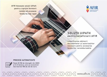 Reuters: O agentie de stat din Romania foloseste inteligenta artificiala pentru a-i ajuta pe <span style='background:#EDF514'>FERMIERI</span> sa acceseze fondurile UE