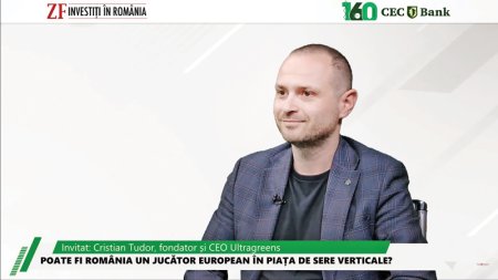 ZF Investiti in Romania! Producatorul de plante si sere verticale Ultragreens este in discutii avansate cu un investitor strategic. Cifra de afaceri s-a ridicat la 11 mil. lei in 2023, comparativ cu 7,5 mil. lei in 2022.