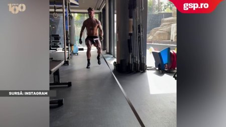 Sergio Ramos se antreneaza din greu la sala de fitness