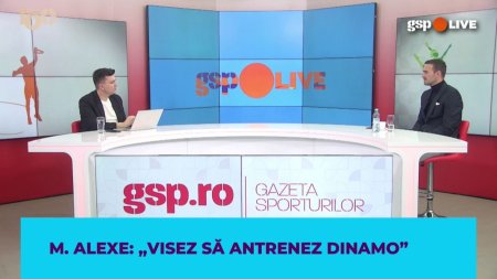 GSP Live » Marius Alexe isi doreste sa fie antrenor la Dinamo + ce spune despre situatia echipei din prezent: Dinamo are sanse reale sa se salveze direct