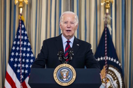 Joe Biden l-a numit din nou macelar pe Vladimir Putin si a cerut taxe mai mari pentru cetatenii <span style='background:#EDF514'>BOGATI</span> pentru a ajuta Ucraina