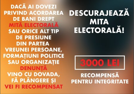 ALEGERI FARA MITA ELECTORALA! O initiativa civica pornita de la <span style='background:#EDF514'>CAMPINA</span>