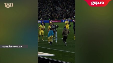 Oleksandr Zinchenko a sarit in ajutorul unui fan, retinut de politia poloneza, dupa partida Ucraina - Islanda