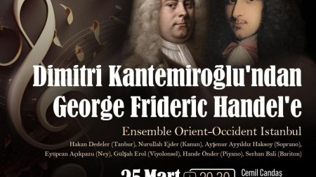 Concert De la Cantemir la Handel, sustinut de Ensemble Orient-Occident Istanbul cu sprijinul ICR Istanbul