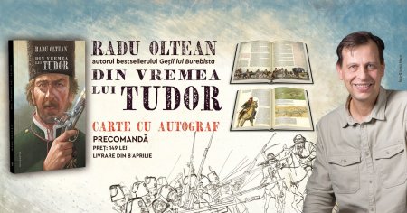 Din vremea lui Tudor, noua carte de Radu Oltean. Cand apare in librarii