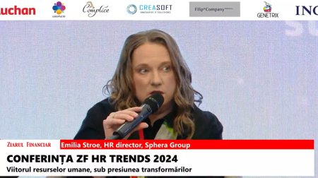 Emilia Stroe, HR director, <span style='background:#EDF514'>SPHERA</span> Group: Populatia Europei e in proces de imbatranire, iar tendinta aceasta va ajunge si in Romania si astfel ajungem la subiectul reconversiei profesionala. Cred ca aceasta reconversie profesionala va fi noua recrutare in urmatorii ani