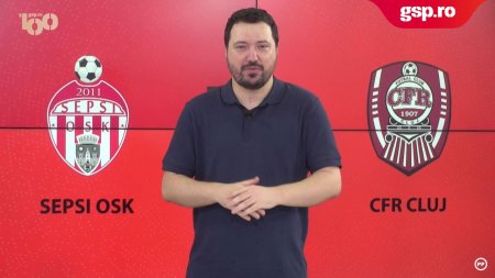 Meciul zilei » Sepsi OSK - CFR Cluj. Partida extrem de importanta pentru Adrian Mutu si sansele clujenilor de a ramane in lupta pentru titlu