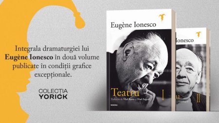 Editura <span style='background:#EDF514'>NEMIRA</span> lanseaza integrala operei dramatice si marcheaza 30 de ani de la moartea lui Eugène Ionesco