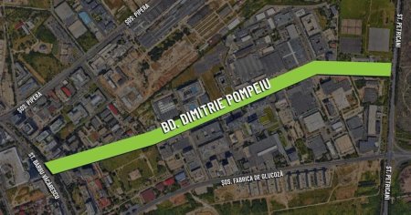 Primaria Capitalei a atribuit contractul pentru largirea Bulevardului Dimitrie Pompeiu