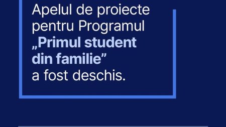 MIPE si Ministerul Educatiei lanseaza programul Primul student din familie