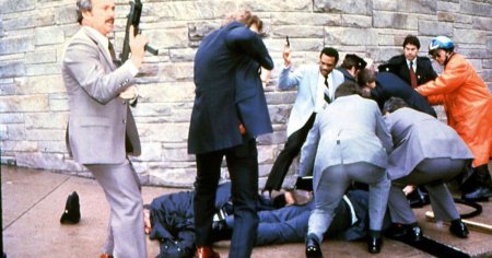 30 martie, ziua in care presedintele Ronald Reagan a fost impuscat in piept, la Washington VIDEO