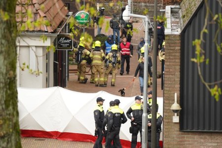 Luare de ostatici intr-un local din Olanda. Suspectul are asupra lui explozibili si arme. Politia a evacuat 150 de locuinte din zona