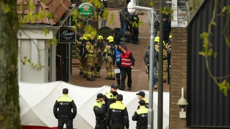 Luare de ostatici intr-o <span style='background:#EDF514'>CAFENEA</span> din Olanda. Sute de persoane au fost evacuate VIDEO & FOTO