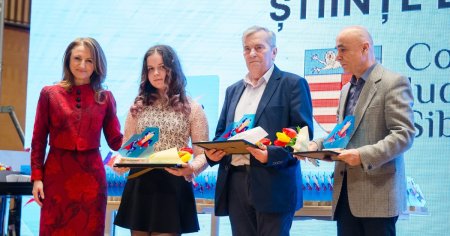 Gala Performantei Sibiu cu sute de elevi si profesori. Olimpica multipremiata si cat a fost premiul cel mare