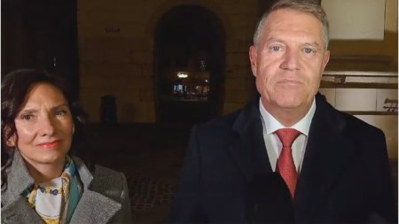 Presedintele Klaus Iohannis si sotia sa participa la Liturghia de Pasti, la Sibiu