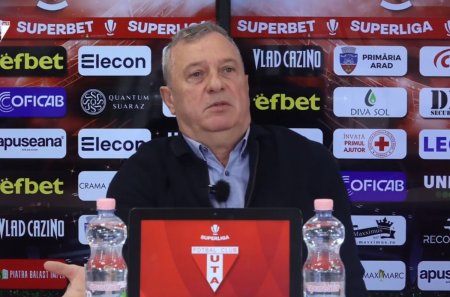 Mircea Rednic, nemultumit dupa U Cluj - UTA: Nu am jucat nimic