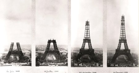 Turnul Eiffel, considerat a fi un Turn Babel inutil si monstruos de lumea buna pariziana. La constructia lui s-a folosit si fonta produsa la un furnal romanesc VIDEO