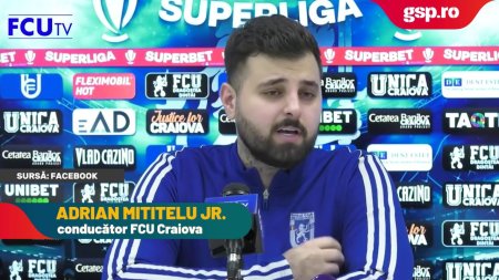 Adrian Mititelu Jr, atac frontal catre jucatorii lui FCU Craiova: Nu dau totul la antrenamente! Am primit un raport din partea preparatorului fizic