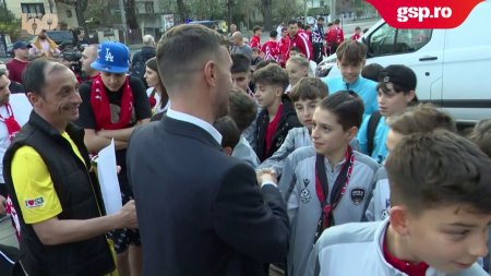 Dinamo - Petrolul » Marius Alexe a venit cu copiii de la academie, pentru partida din aceasta seara