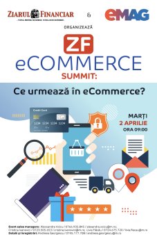 Urmeaza ZF <span style='background:#EDF514'>ECOMMERCE</span> Summit 2024 - editia a doua, marti, 2 aprilie. Ce potential de crestere mai are comertul electronic? Care sunt planurile eMAG in 2024? Ce rezultate au sellerii care ataca regiunea prin platforma eMAG? Cum poate fi folosit AI in <span style='background:#EDF514'>ECOMMERCE</span>? Cum se pot adapta comerciantii la schimbarile Google?