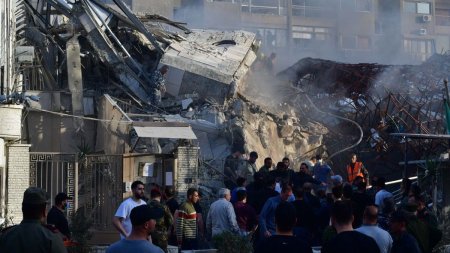 Israelul a bombardat consulatul Iranului din Damasc si a ucis mai multi comandanti militari de top. Teheranul pregateste razbunarea: 