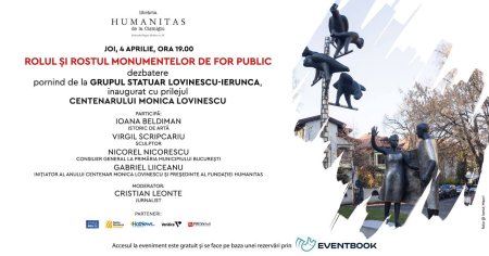 Dezbatere Humanitas: Rolul si rostul <span style='background:#EDF514'>MONUMENTE</span>lor de for public