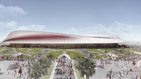 M<span style='background:#EDF514'>AROC</span>ul va construi cel mai mare stadion de fotbal din lume pentru a lua Spaniei finala din 2030