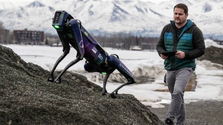 Un robot a fost angajat sa fugareasca ursii de pe pistele de aterizare ale unui aeroport