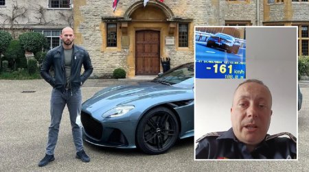 Politist din Timis, uimit ca un Aston Martin-ul condus de An<span style='background:#EDF514'>DREW</span> Tate avea doar 161 km/h pe autostrada: Pentru mine e un lucru pozitiv