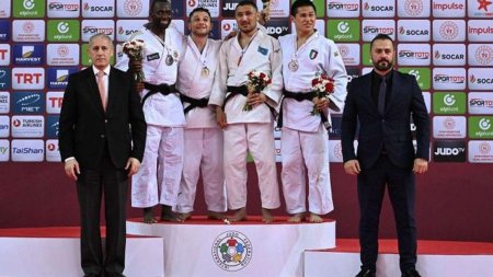 Alexandru Bologa, aur la primul Grand Prix de <span style='background:#EDF514'>JUDO</span> al anului si calificare la Paris 2024