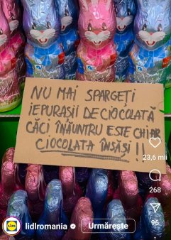 Sunt bani ascunsi in iepurasii de Paste? Explicatii de la Lidl si <span style='background:#EDF514'>HEIDI</span> Chocolate