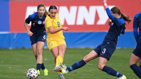 Nationala de fotbal feminin U19 a pierdut primul meci la turneul de calificare pentru Europene